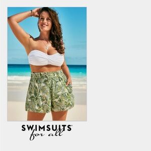 Swimsuits For All Tropical Leaf Coverup